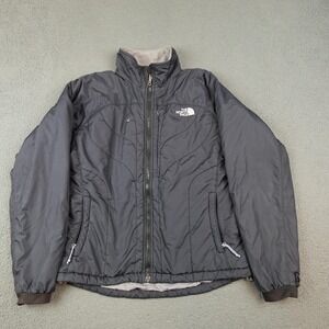 The North Face Jacket Womens Medium Black PrimaLoft Insulated Full Zip Puffer